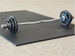 Rubber Gym Mat recycled rubber - 3⁄4" thick, 4 x 6'